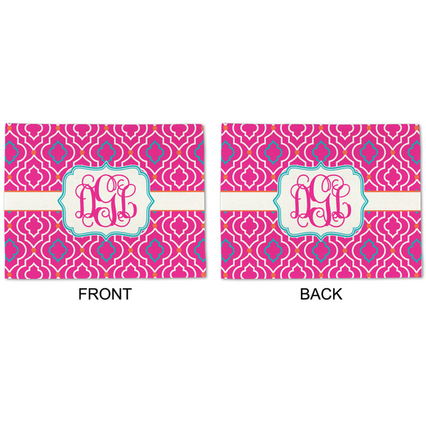 Colorful Trellis Linen Placemat - APPROVAL (double sided)