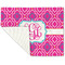 Colorful Trellis Linen Placemat - Folded Corner (single side)