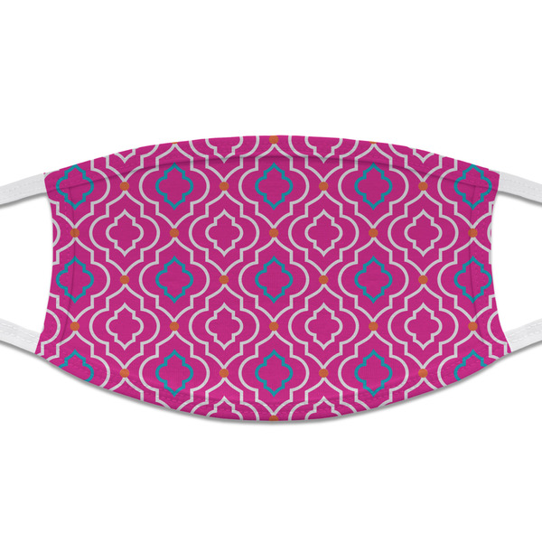 Custom Colorful Trellis Cloth Face Mask (T-Shirt Fabric)