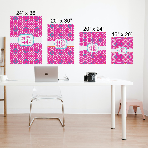 Colorful Trellis Matte Poster - Sizes