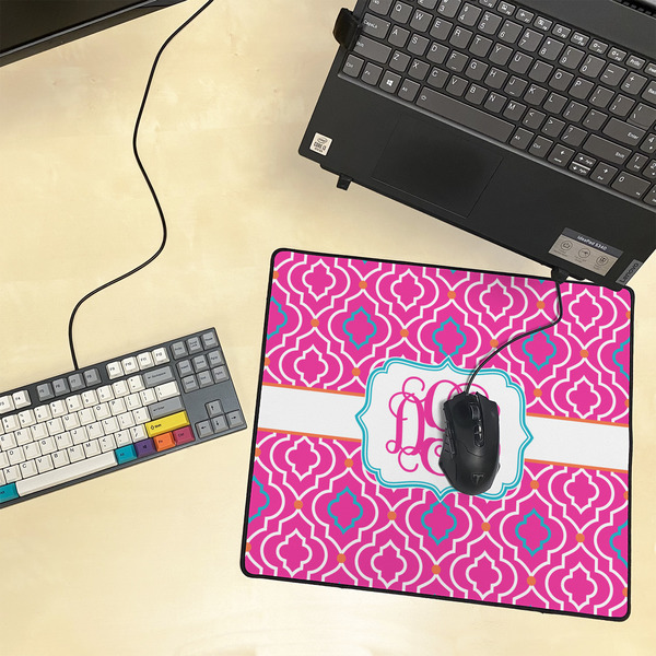 Colorful Trellis Medium Gaming Mats - LIFESTYLE