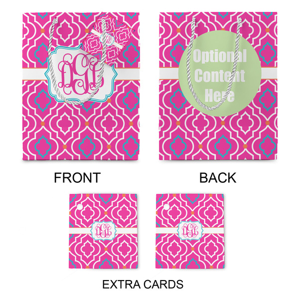 Colorful Trellis Medium Gift Bag - Approval