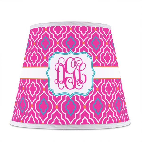 Colorful Trellis Poly Film Empire Lampshade - Front View