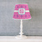 Colorful Trellis Poly Film Empire Lampshade - Lifestyle