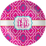 Colorful Trellis Melamine Salad Plate - 8" (Personalized)