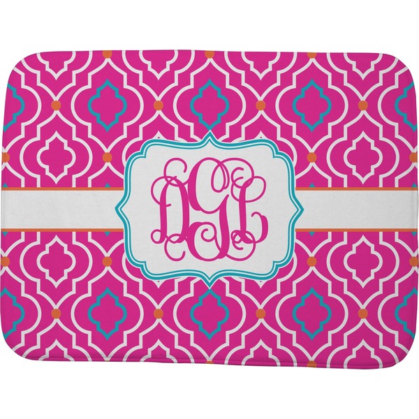 Custom Colorful Trellis Memory Foam Bath Mat - 48"x36" (Personalized)