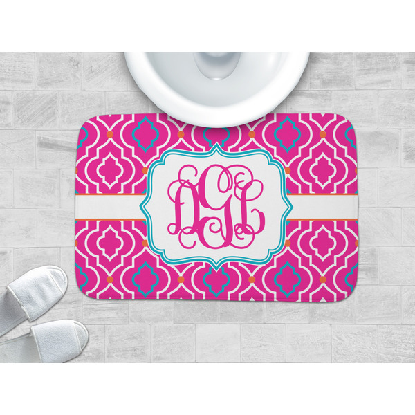 Colorful Trellis Memory Foam Bath Mat - LIFESTYLE 34x21