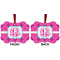 Colorful Trellis Metal Benilux Ornament - Front and Back (APPROVAL)