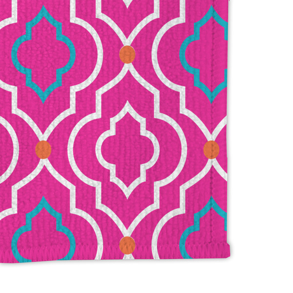 Colorful Trellis Microfiber Dish Rag - DETAIL