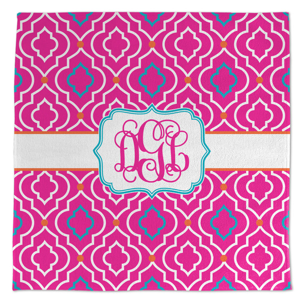 Custom Colorful Trellis Microfiber Dish Towel (Personalized)