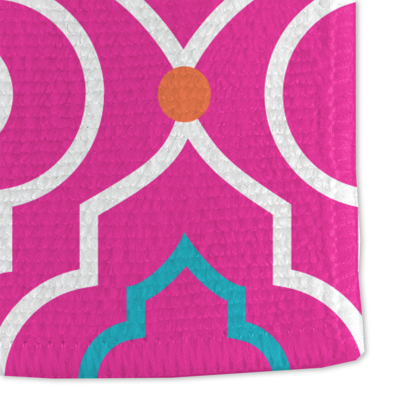 Colorful Trellis Microfiber Dish Towel - DETAIL