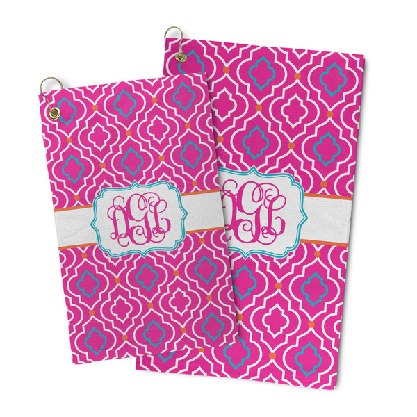 Colorful Trellis Microfiber Golf Towel - PARENT MAIN