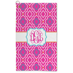 Colorful Trellis Microfiber Golf Towel (Personalized)