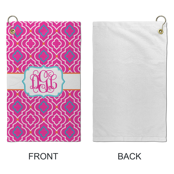 Colorful Trellis Microfiber Golf Towels - Small - APPROVAL