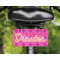 Colorful Trellis Mini License Plate on Bicycle - LIFESTYLE Two holes