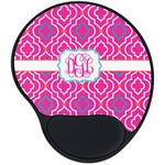 Colorful Trellis Mouse Pad with Wrist Support