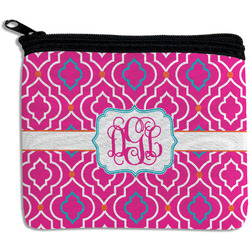 Colorful Trellis Rectangular Coin Purse (Personalized)