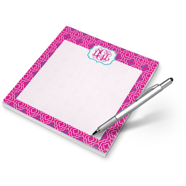 Custom Colorful Trellis Notepad (Personalized)