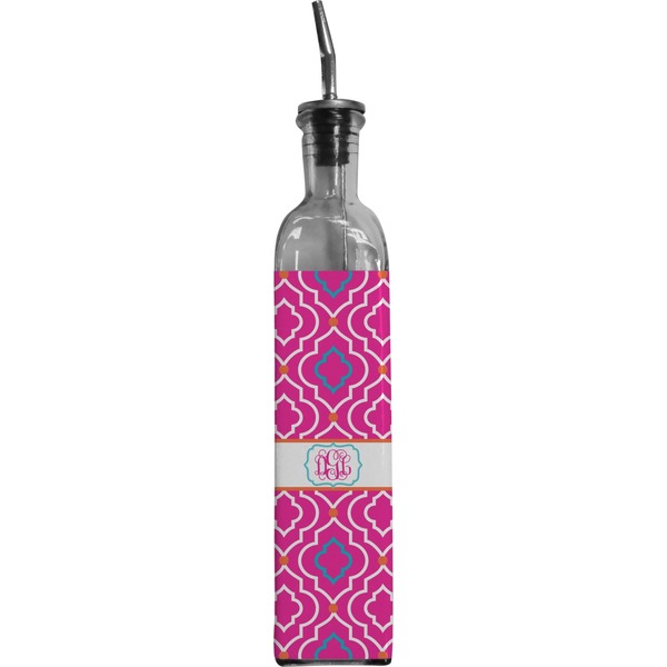 Custom Colorful Trellis Oil Dispenser Bottle (Personalized)