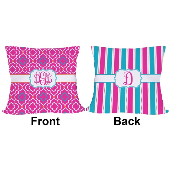 Colorful Trellis  Outdoor Pillow - 18x18