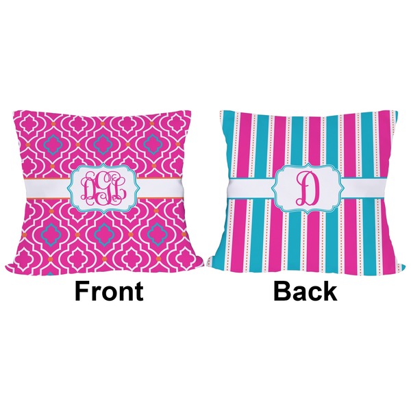Colorful Trellis  Outdoor Pillow - 20x20