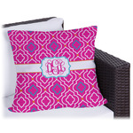 Colorful Trellis Outdoor Pillow - 16" (Personalized)