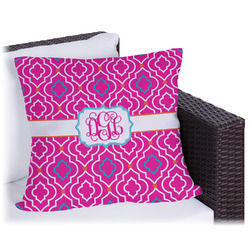 Colorful Trellis Outdoor Pillow (Personalized)