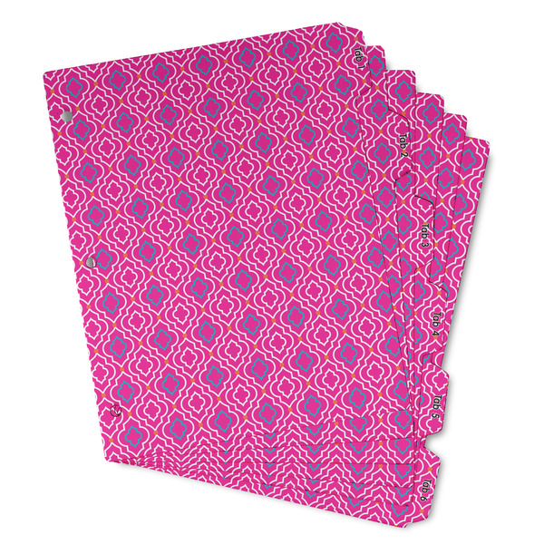 Colorful Trellis Page Dividers - Set of 6 - Main/Front