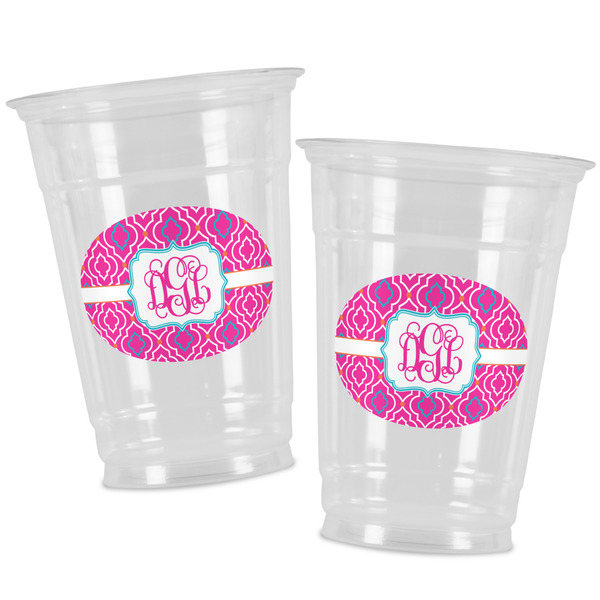 Colorful Trellis Party Cups - 16oz - Alt View
