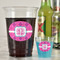 Colorful Trellis Party Cups - 16oz - In Context