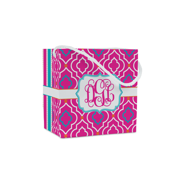 Custom Colorful Trellis Party Favor Gift Bags (Personalized)