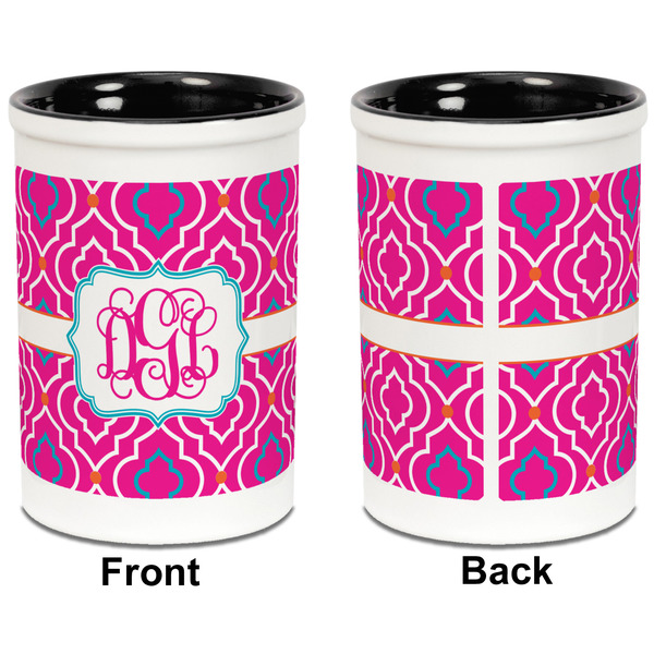 Colorful Trellis Pencil Holder - Black - approval