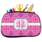 Colorful Trellis Neoprene Pencil Case - Medium w/ Monogram