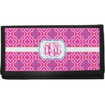 Colorful Trellis Canvas Checkbook Cover (Personalized)