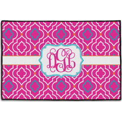 Colorful Trellis Door Mat - 36"x24" (Personalized)