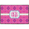 Colorful Trellis Personalized Door Mat - 36x24 (APPROVAL)