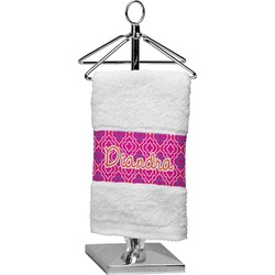 Colorful Trellis Cotton Finger Tip Towel (Personalized)