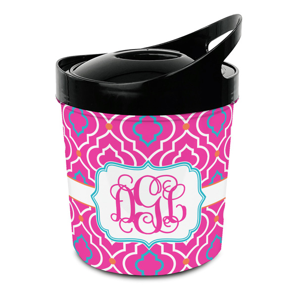 Custom Colorful Trellis Plastic Ice Bucket (Personalized)