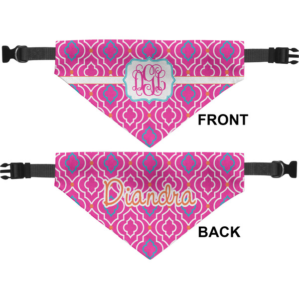 Colorful Trellis Pet Bandana Approval