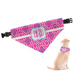 Colorful Trellis Dog Bandana - Small (Personalized)