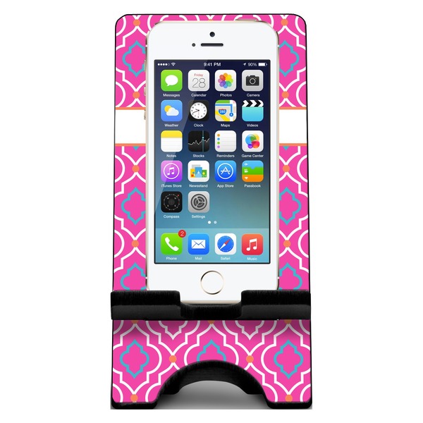 Colorful Trellis Phone Stand w/ Phone