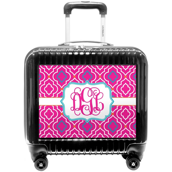 Custom Colorful Trellis Pilot / Flight Suitcase (Personalized)