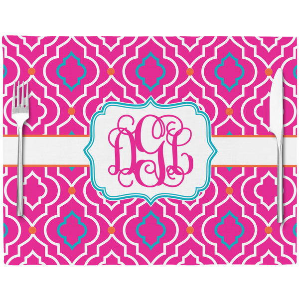 Colorful Trellis Placemat with Props