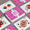 Colorful Trellis Playing Cards - Front & Back View