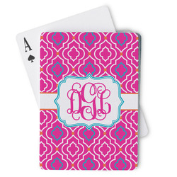 Colorful Trellis Playing Cards (Personalized)