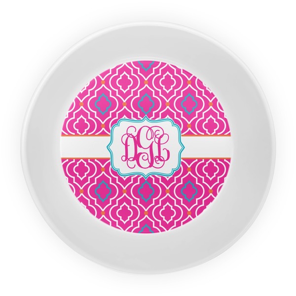 Colorful Trellis Melamine Bowl - Center