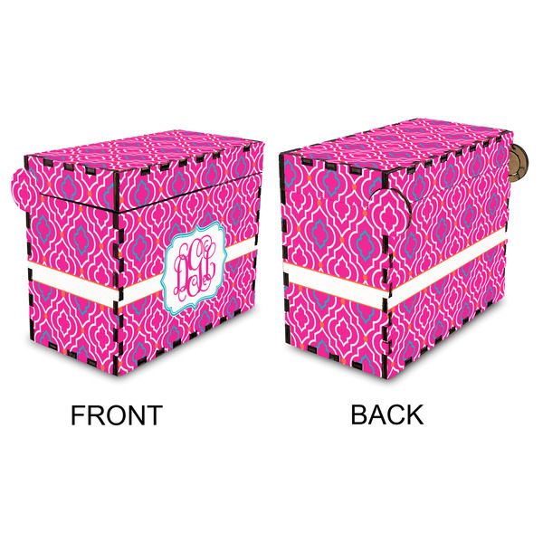 Colorful Trellis Recipe Box - Full Color - Approval