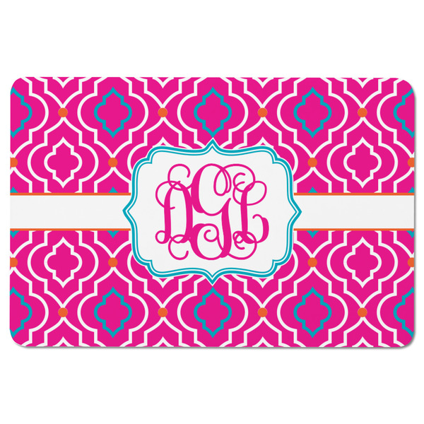 Colorful Trellis Rectangular Fridge Magnet - FRONT