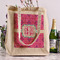 Colorful Trellis Reusable Cotton Grocery Bag - In Context