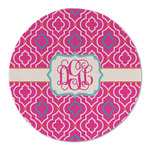 Colorful Trellis Round Linen Placemat (Personalized)